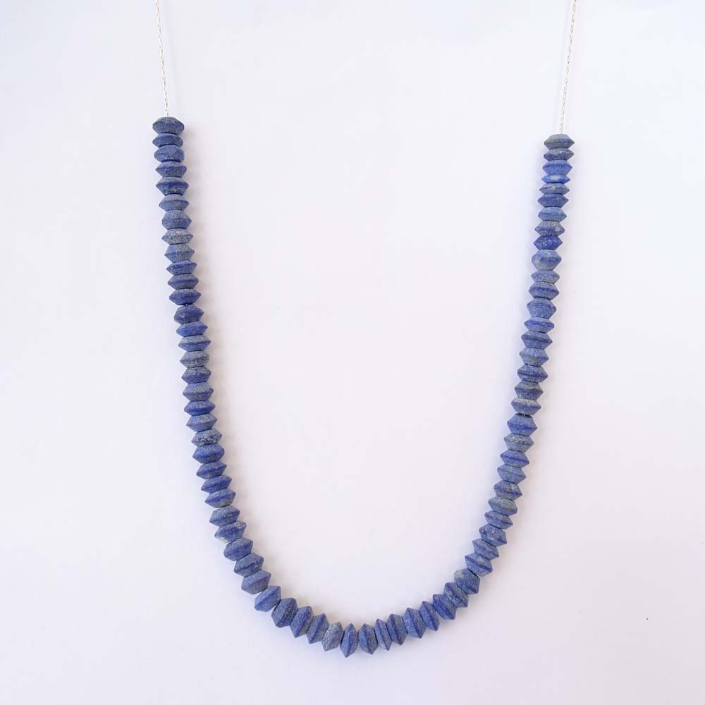 ST1122 Lapis Lazuli & silver necklace