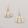 ST1259 gold plated argentium earrings