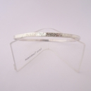 ST1280 Silver textured bangle