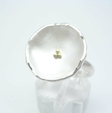Silver flower ring ST621